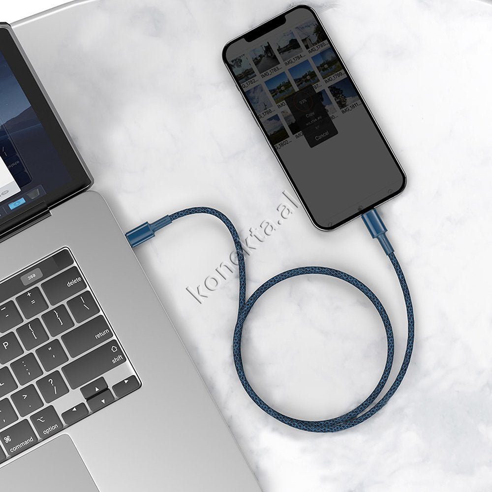Baseus 2 Ne 1 Type-C Ne Lightning Cable, Fast Charge 20W, PD Protocol, 1m, Black - Thumbnail 18