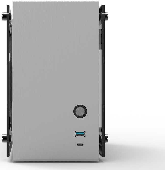 Zalman M2 Mini Case, Silver, Micro Tower - Thumbnail 5