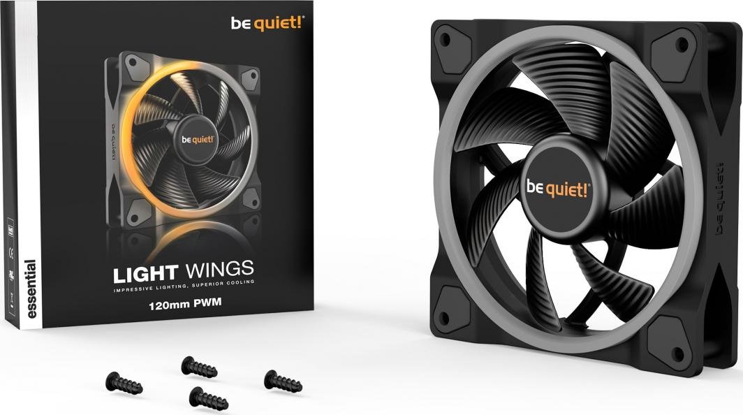 Be quiet! Light Wings PWM Fan, 120 mm - Thumbnail 4