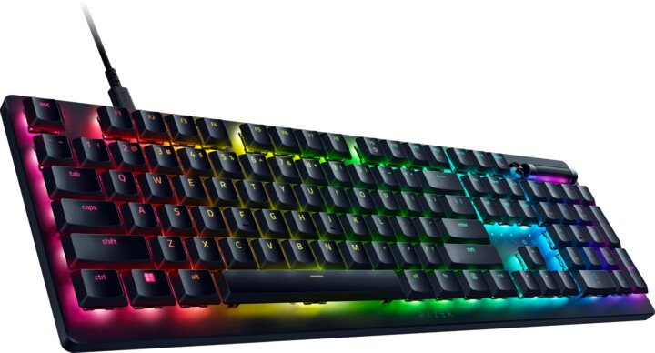 Razer DeathStalker V2 Keyboard, Red switch, US, Black - Thumbnail 3