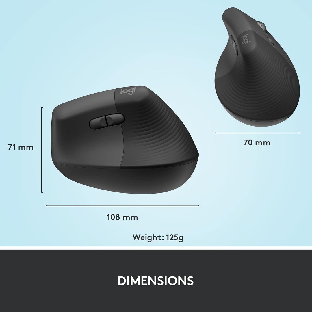 Logitech Lift Mouse Vertical Ergonomic - Thumbnail 4