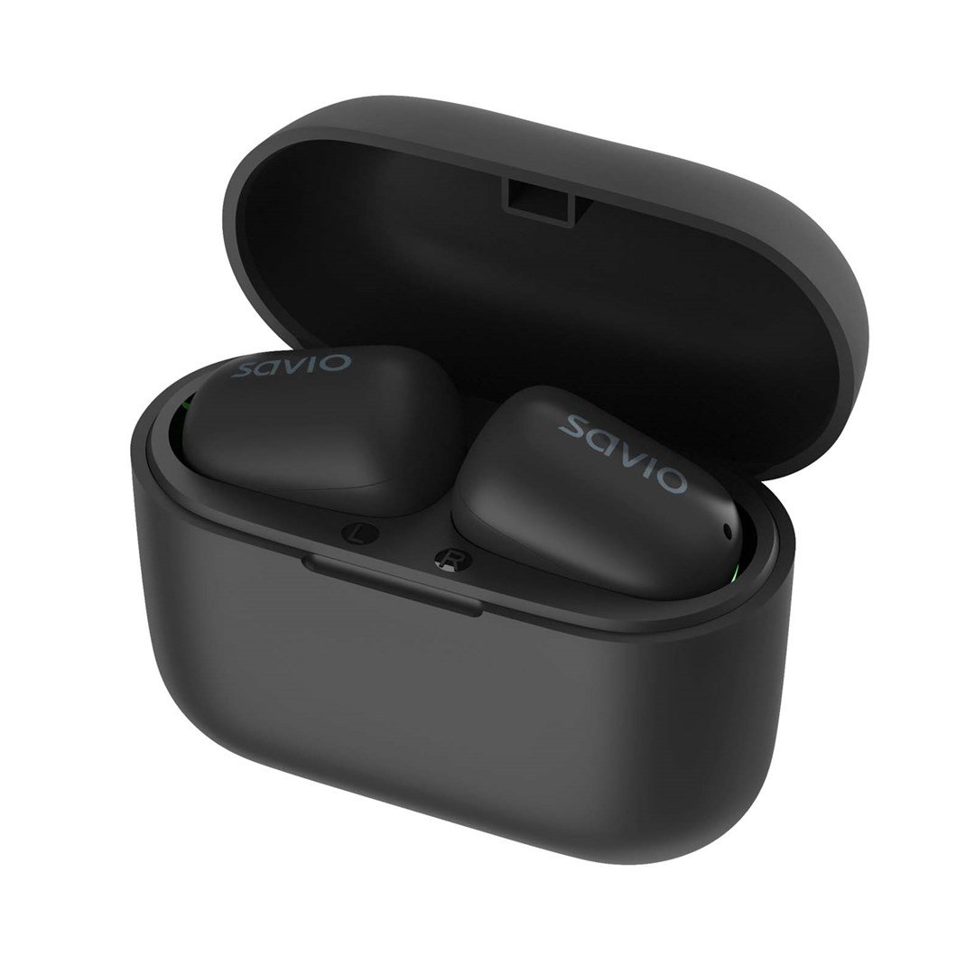Savio TWS-09 Headphones, Wireless, Black - Thumbnail 5