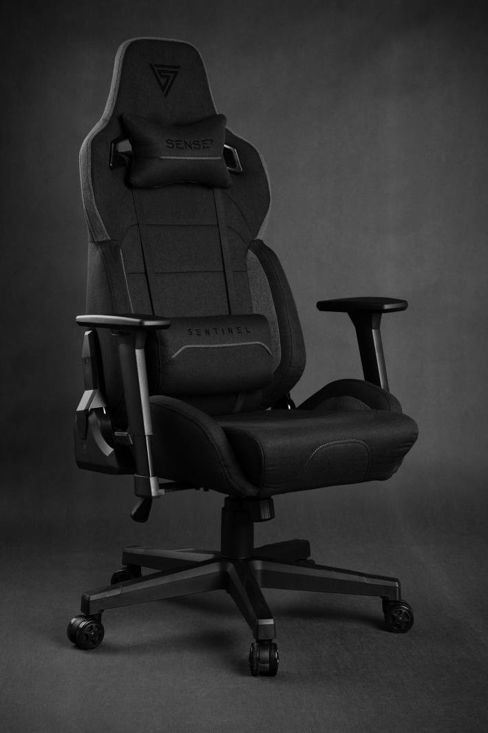 SENSE7 Sentinel Chair, Black/Grey - Thumbnail 10