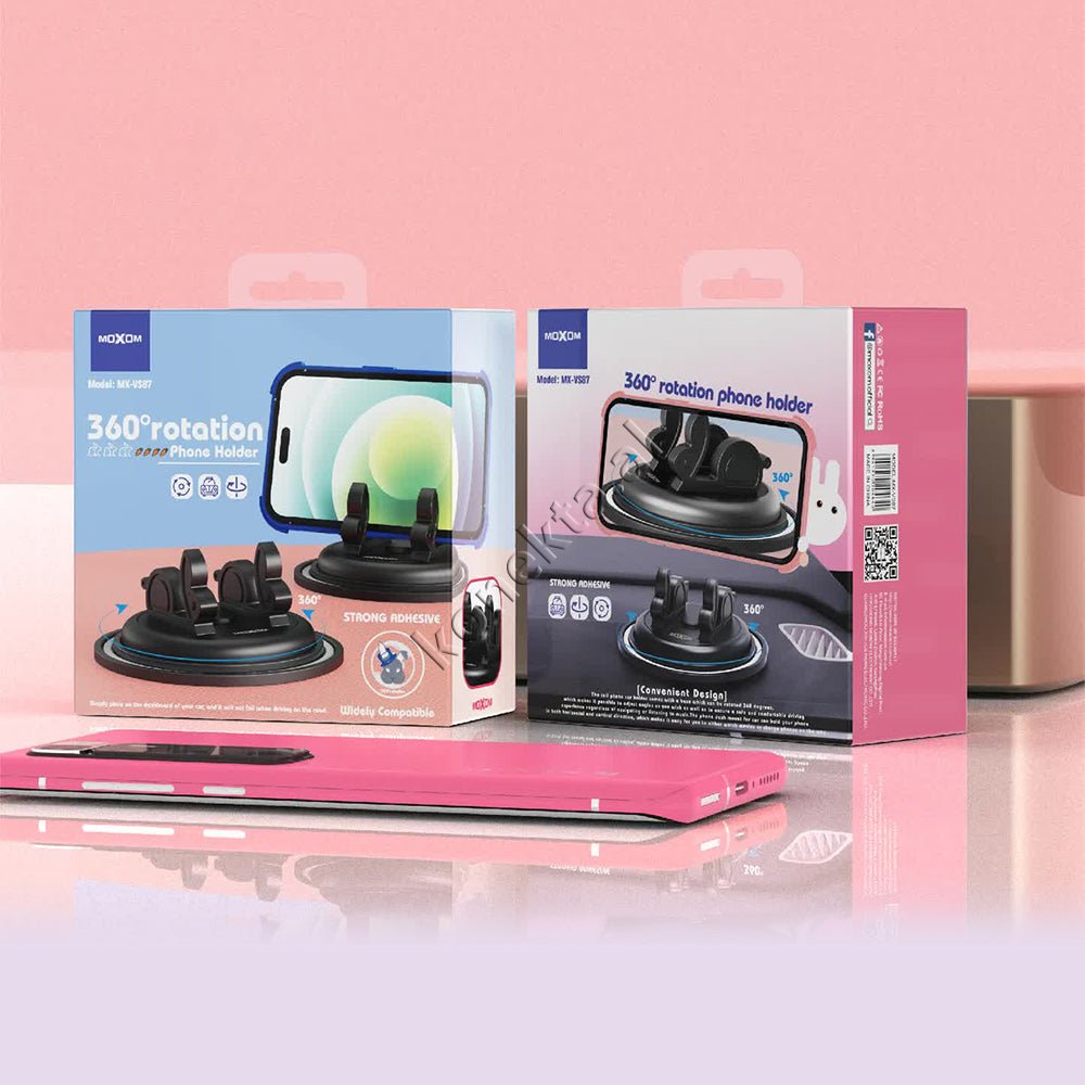 Moxom Phone Holder, Silicone, Adhesive - Thumbnail 8