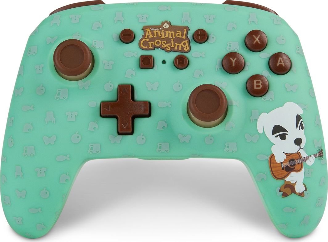 PowerA Enhanced Animal Crossing Controller, Wireless, Green - Image 1