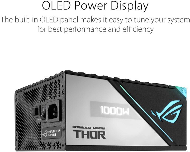 Asus ROG Thor Platinum II 90YE00L4-B0NA00 Power Supply, 1000W - Thumbnail 11