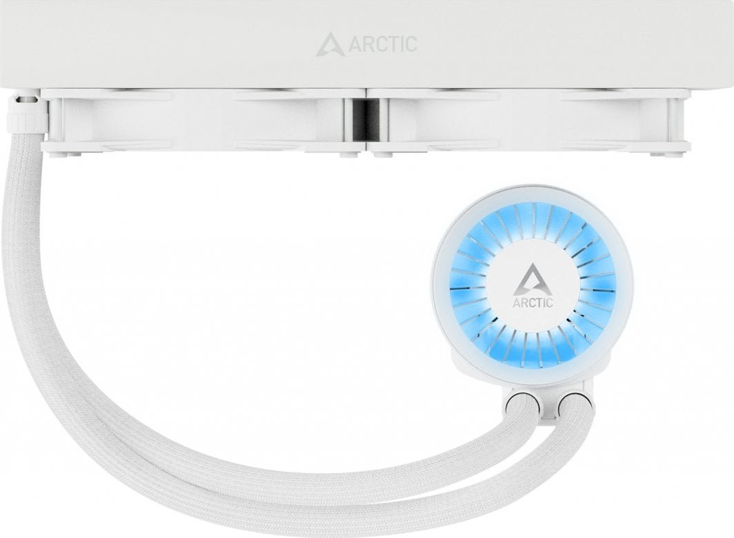 Arctic Liquid Freezer III 280 A-RGB Cooler, White - Thumbnail 9