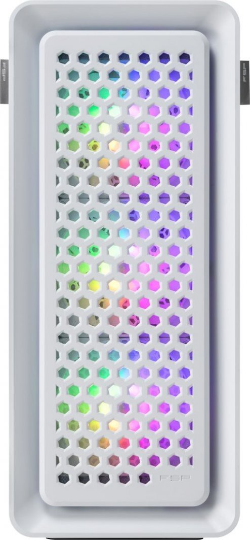 FSP/Fortron CUT593P Case, White, Midi Tower, ARGB - Thumbnail 3