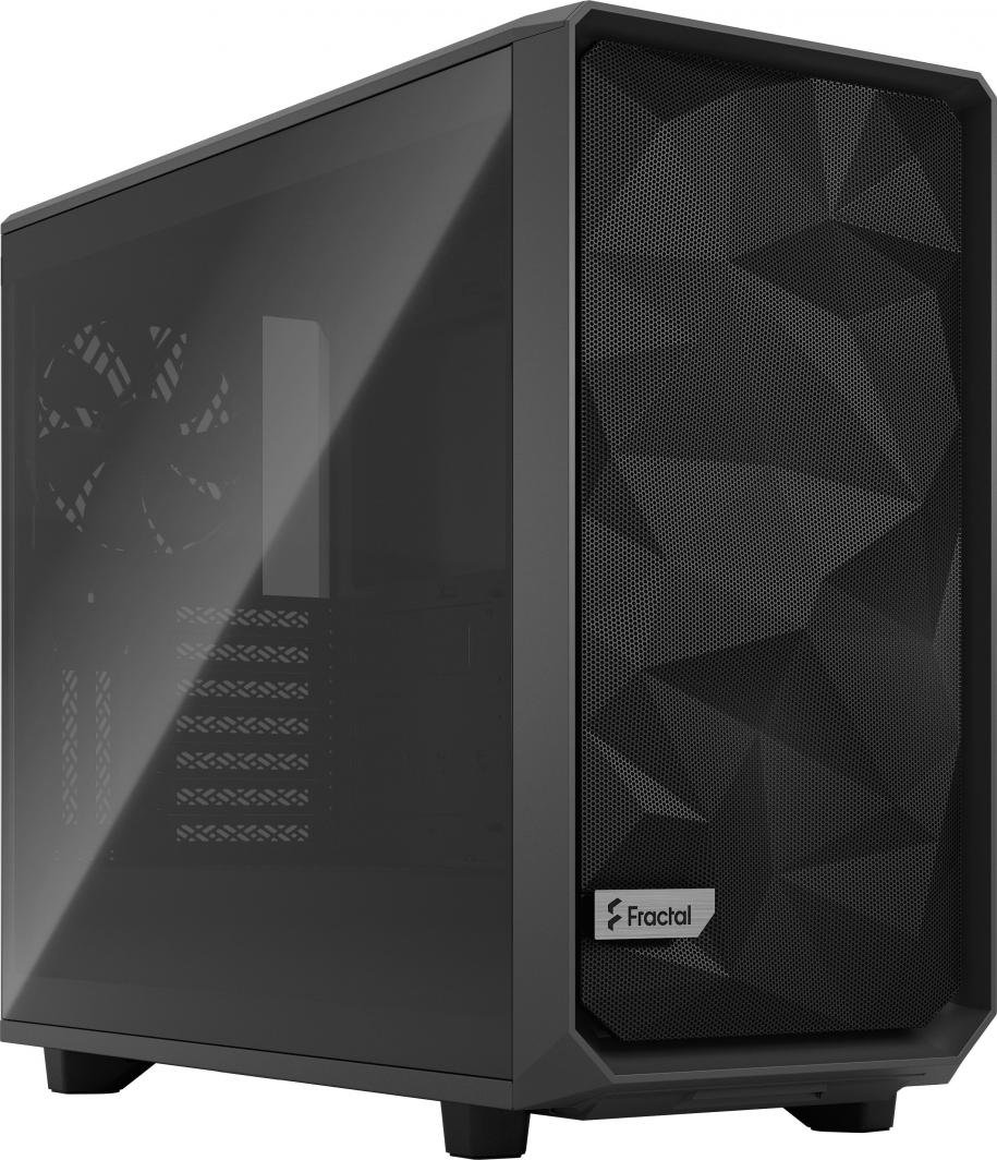 Fractal Design Meshify 2 TG Light Tint Case, Grey, Midi Tower - Image 1