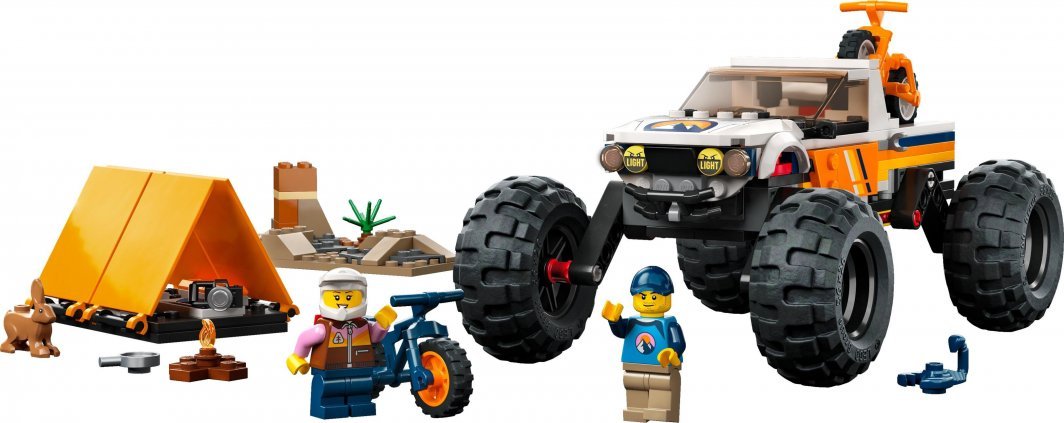 LEGO City 60387 Adventure Set with 4x4 SUV, 252 Pieces - Thumbnail 7