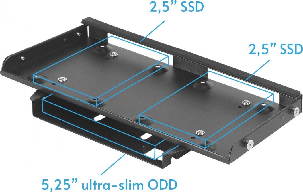 Chieftec Pro Cube Mini CN-01B-OP Case, Cube Tower, Black - Thumbnail 9