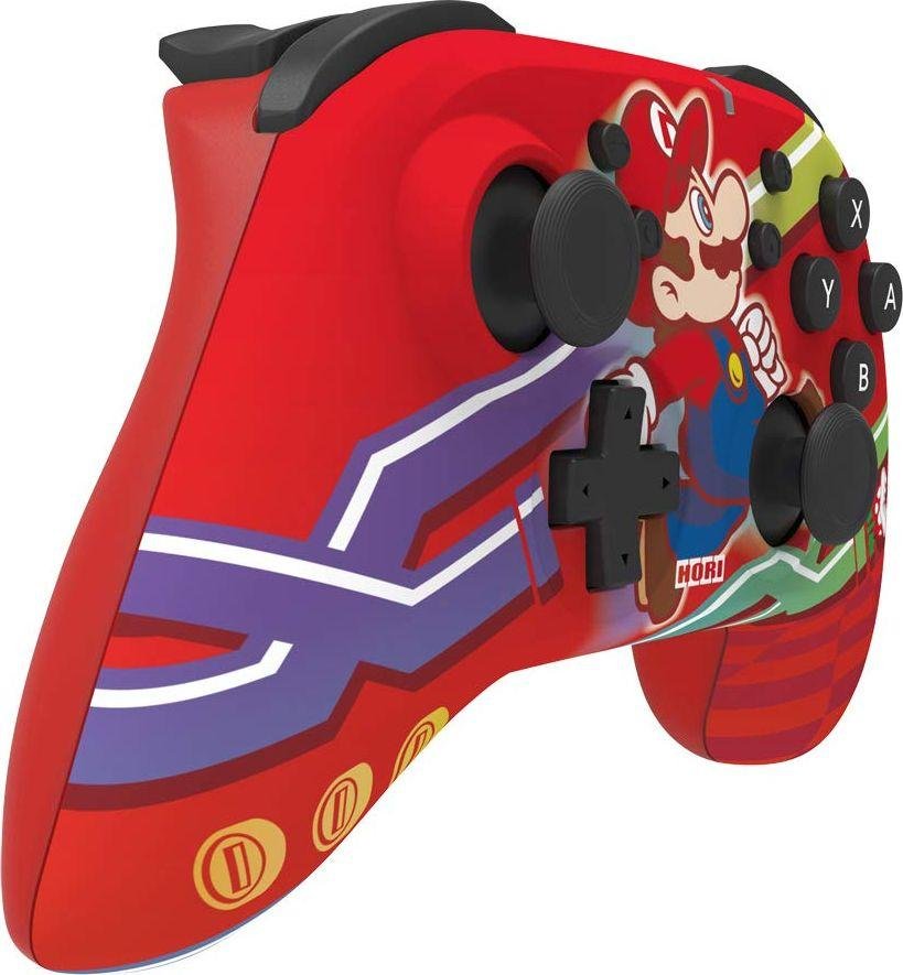 HORI Nintendo Mario Controller, Wireless, Red - Thumbnail 3