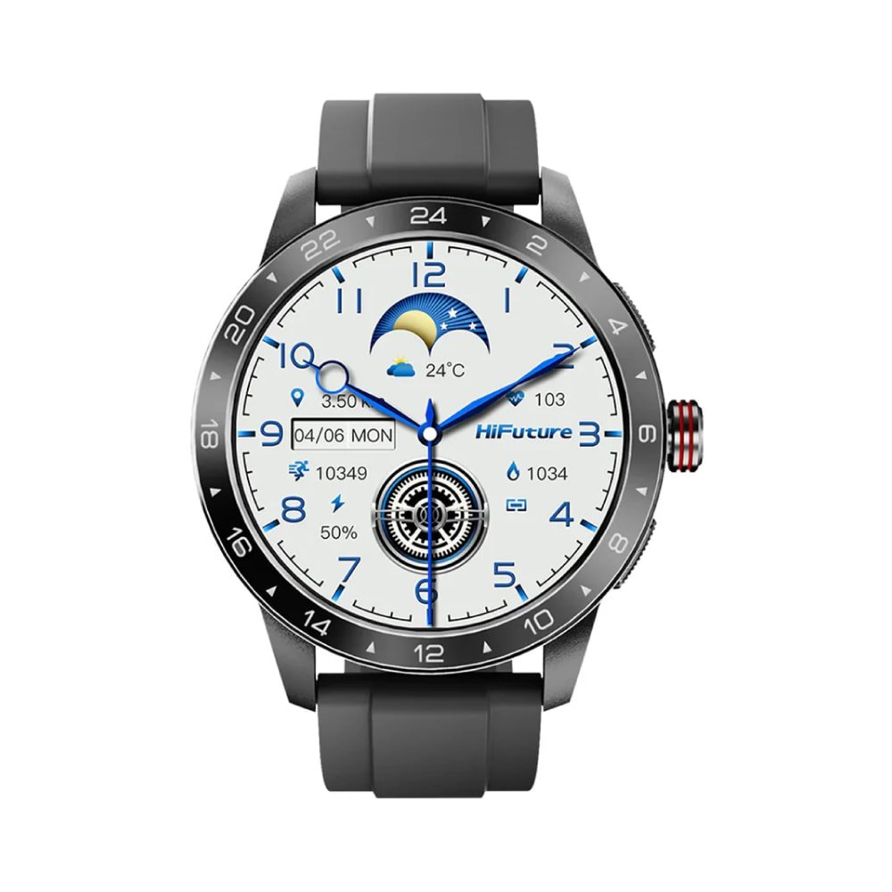 HiFuture Flex 2 Smart Watch, Black - Image 1