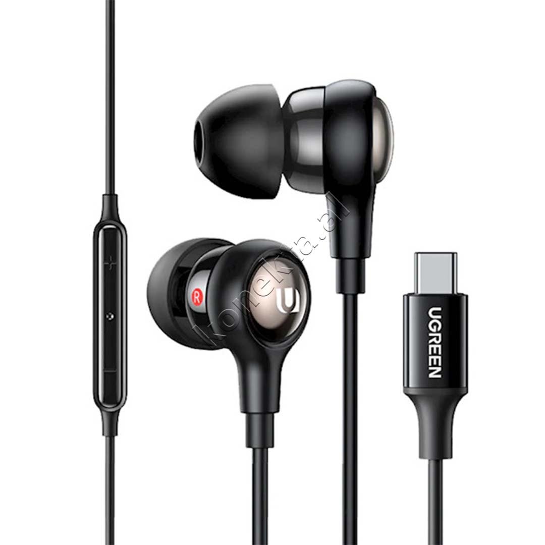 UGreen Audio Cable, Black, 1.2m, Aux 3.5mm / Type-C, With Integrated Microphone - Thumbnail 8