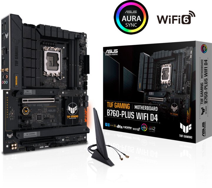 ASUS TUF GAMING B760-PLUS WIFI D4 (DDR4) Motherboard - Thumbnail 5