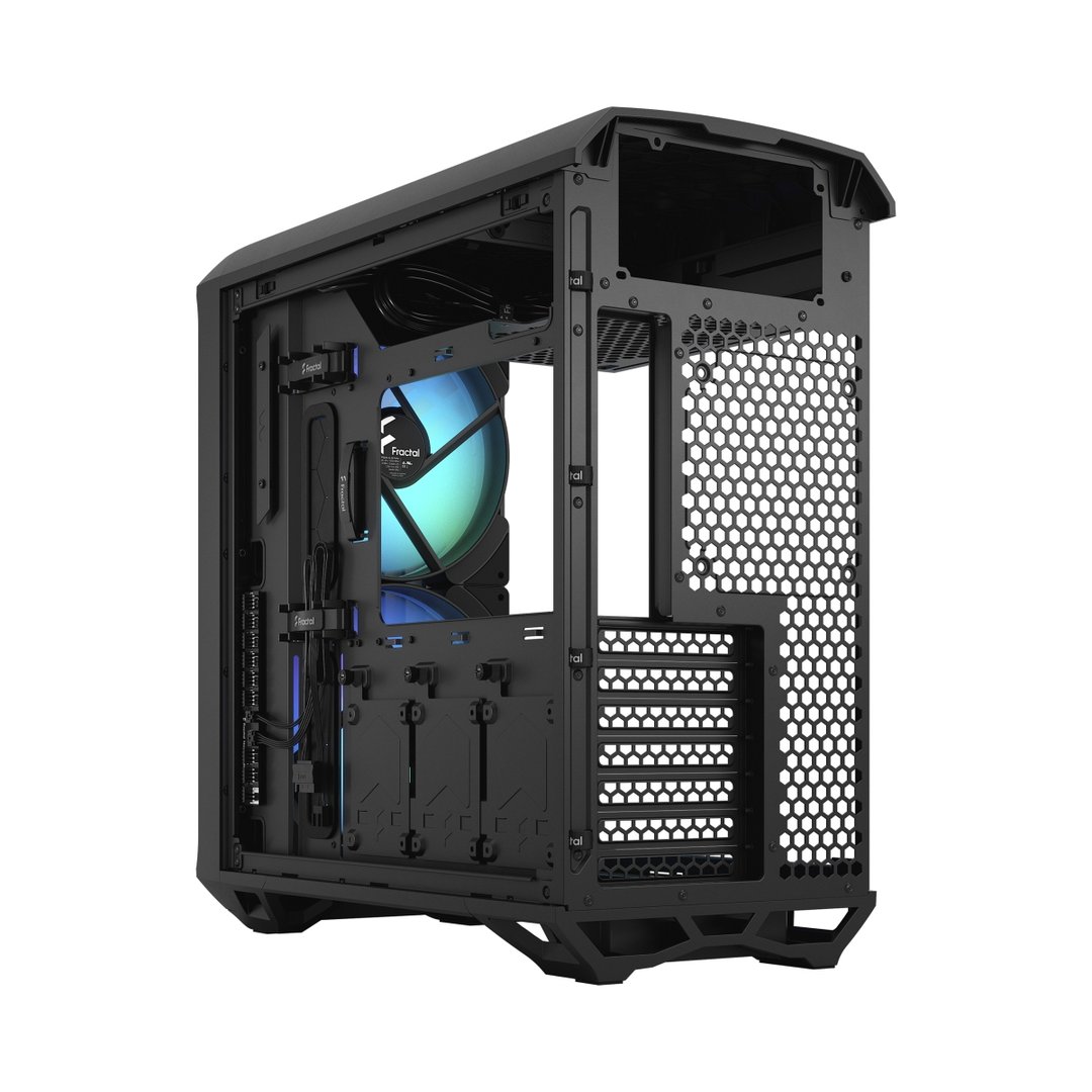 Fractal Design Torrent Compact Case, Black TG, Black - Thumbnail 5