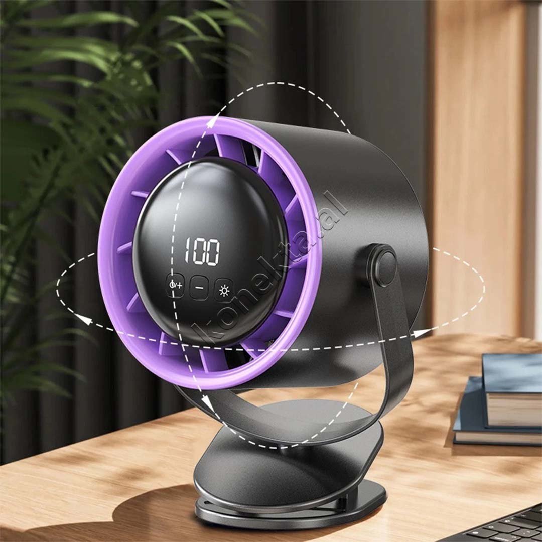 tjetertjeter Freskuese Ventilator Me Drite Dhe Kapese - Thumbnail 4