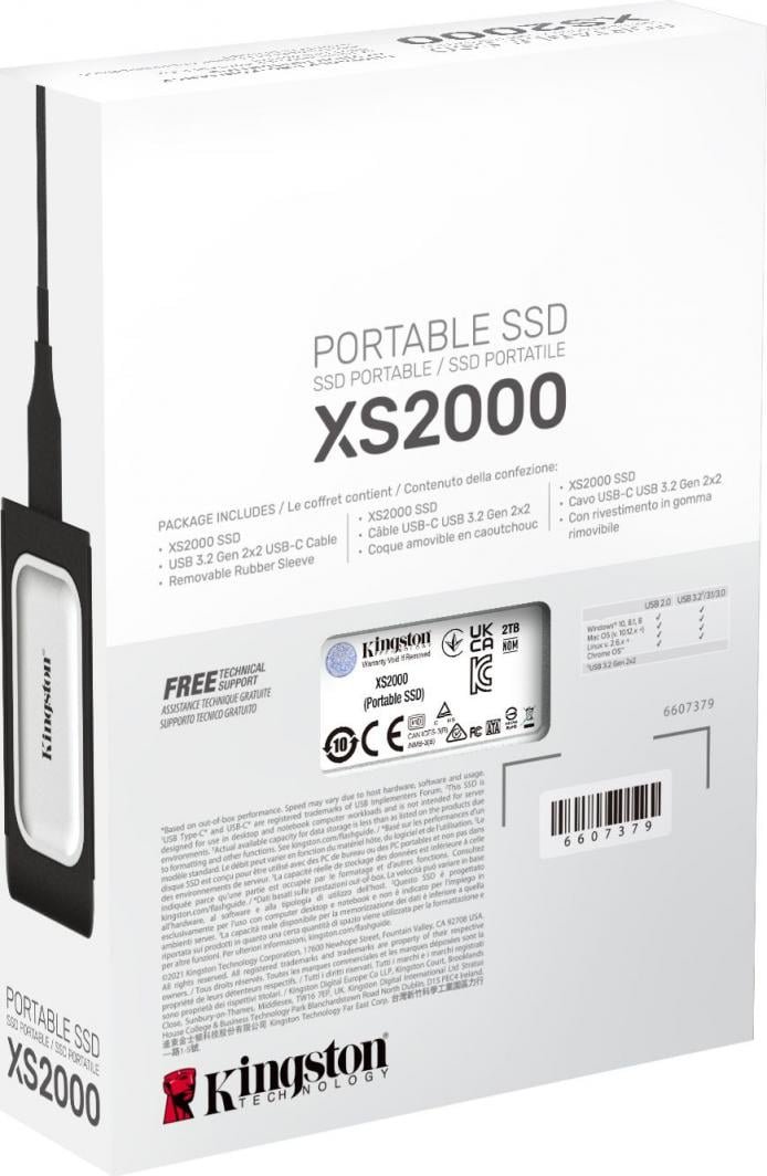 Kingston XS2000 External SSD 2TB - Thumbnail 6