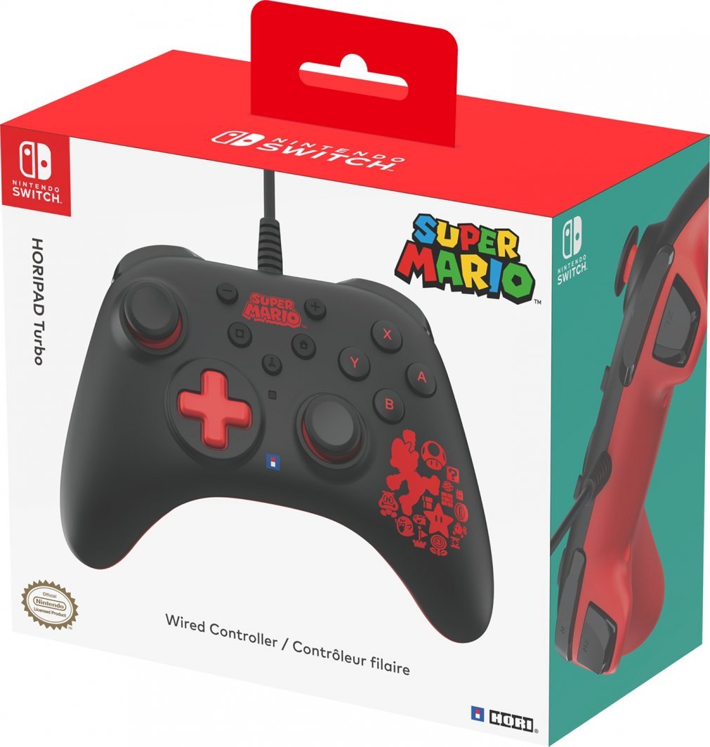 NoName Horipad Turbo Controller, Wired, Black / Red - Thumbnail 8