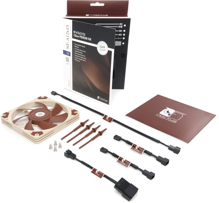 Noctua NF-A12x15-FLX Fan, 120x120x15mm - Thumbnail 7