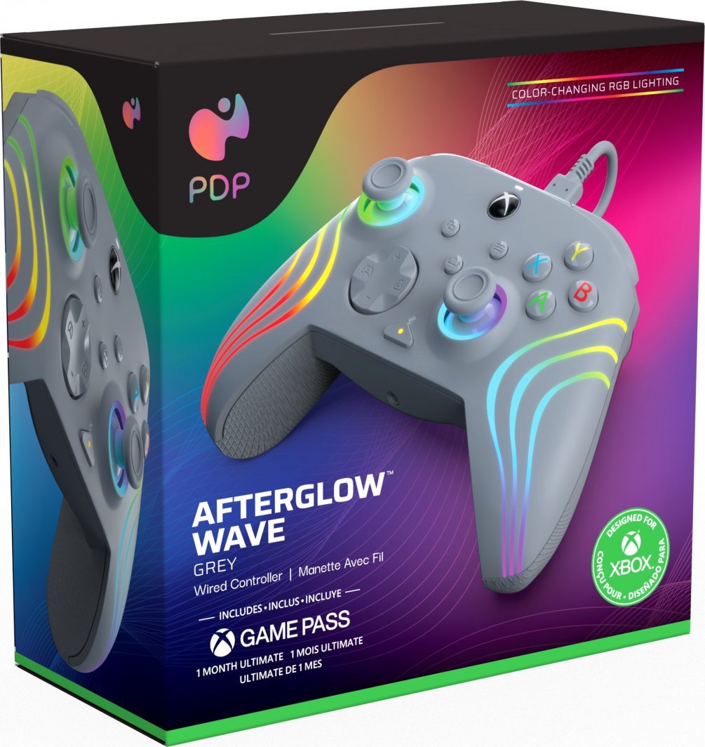 PDP XS Afterglow WAVE Controller, Wired, Grey - Thumbnail 7