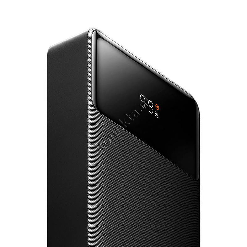Baseus 20000mAh Power Bank, 25W, 3 Ports, Black / White - Thumbnail 9