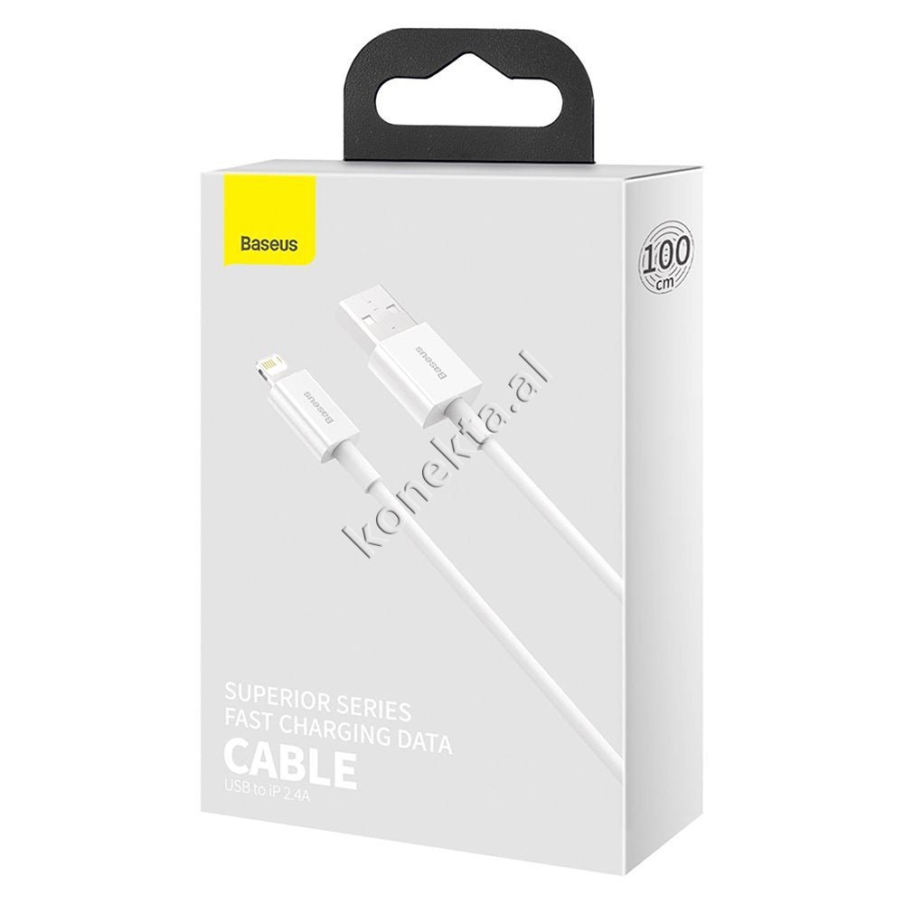 Baseus Superior Series Lightning USB Cable, 2.4A, 1m - Thumbnail 12