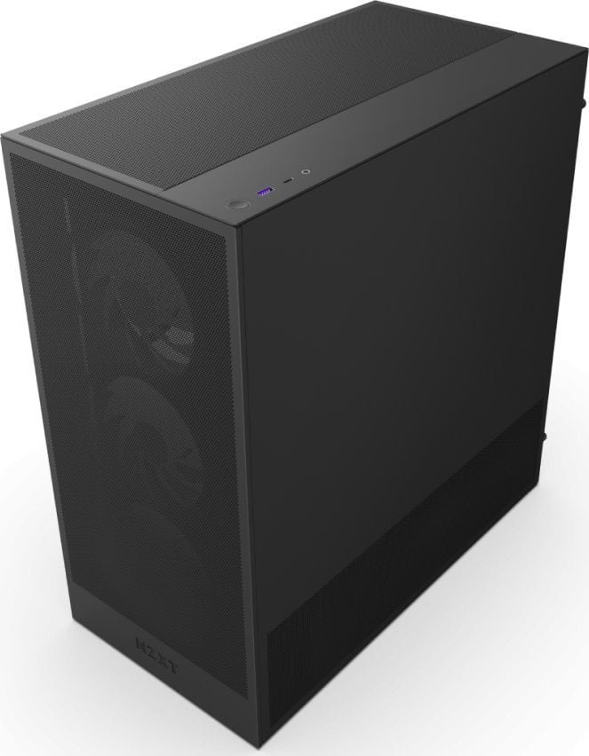 NZXT H5 Flow RGB (2024) Case, Black - Thumbnail 4