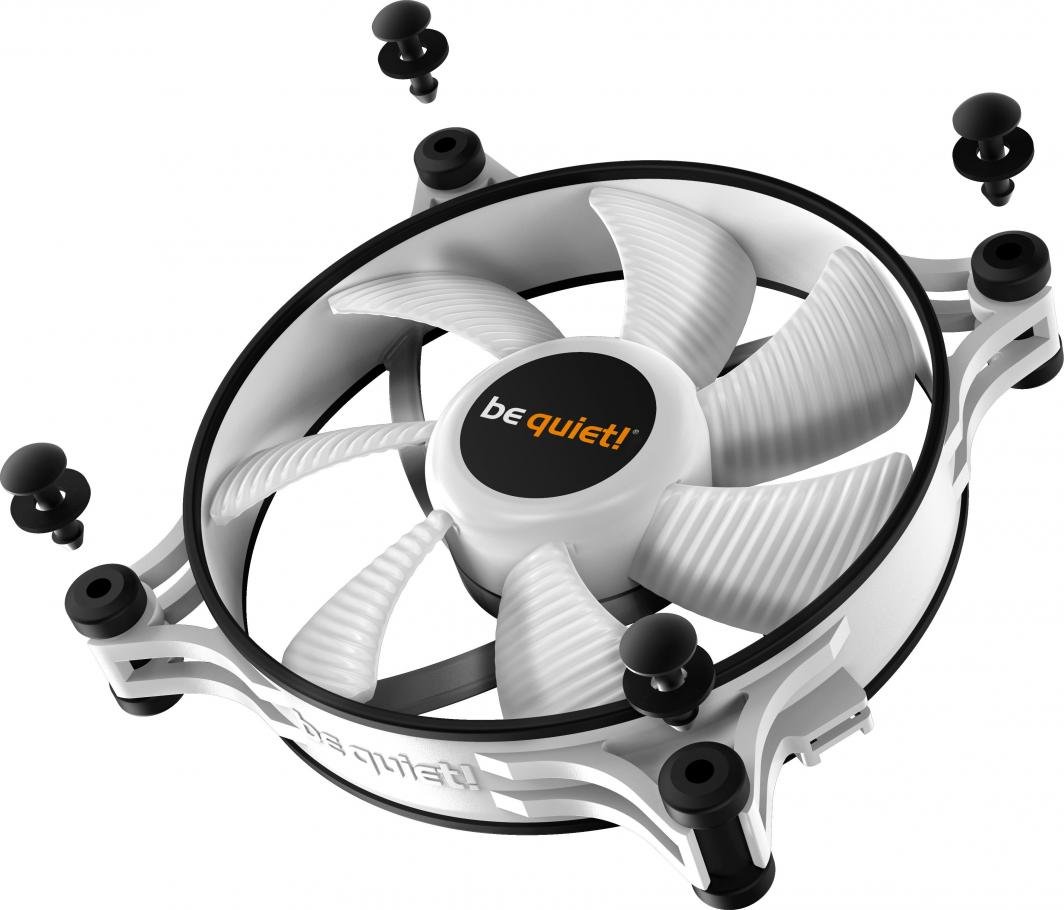 Be quiet! Shadow Wings 2 PWM Fan, 120 mm, White - Thumbnail 4