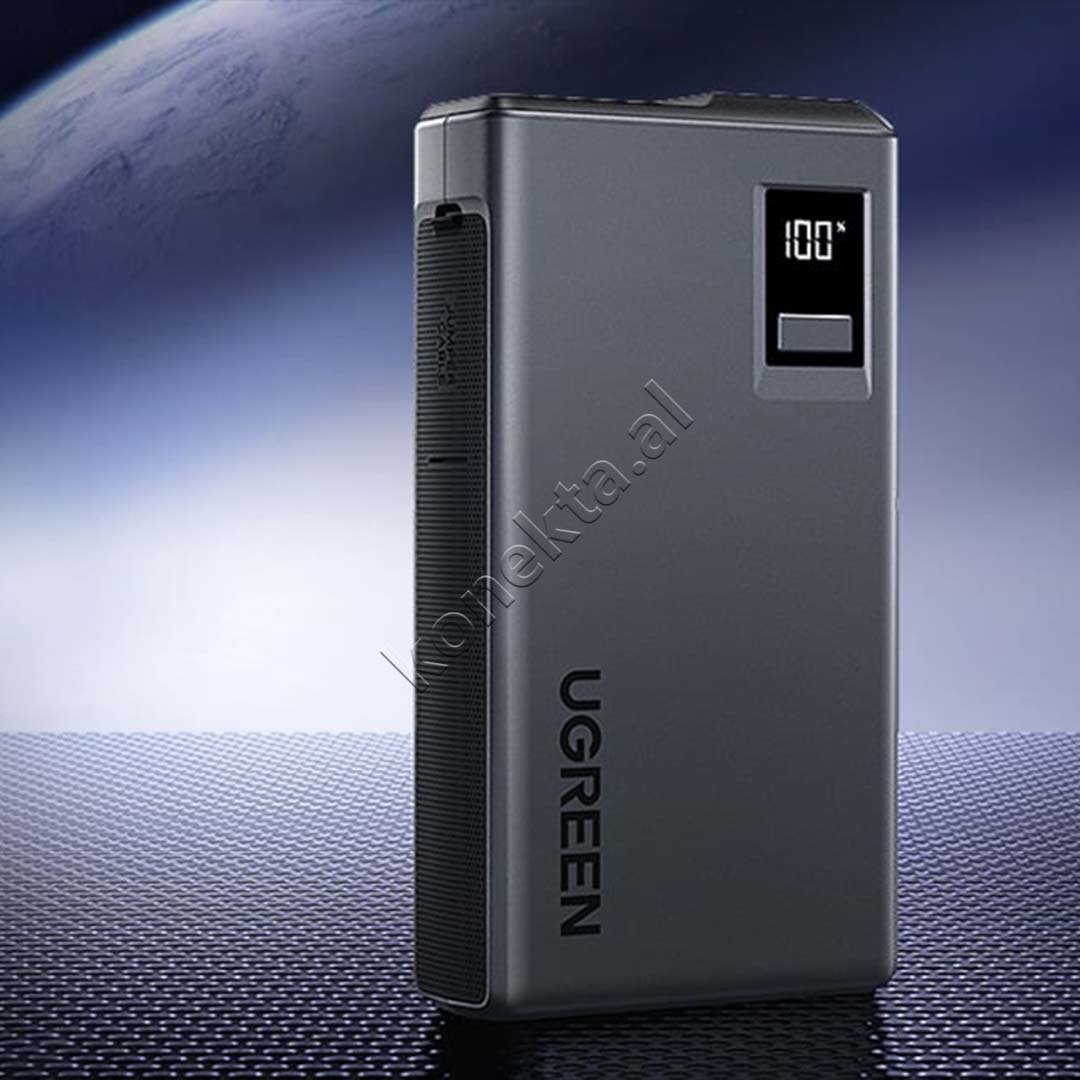UGreen Multifunctional External Starter Battery, 12000mAh, Gray - Thumbnail 8