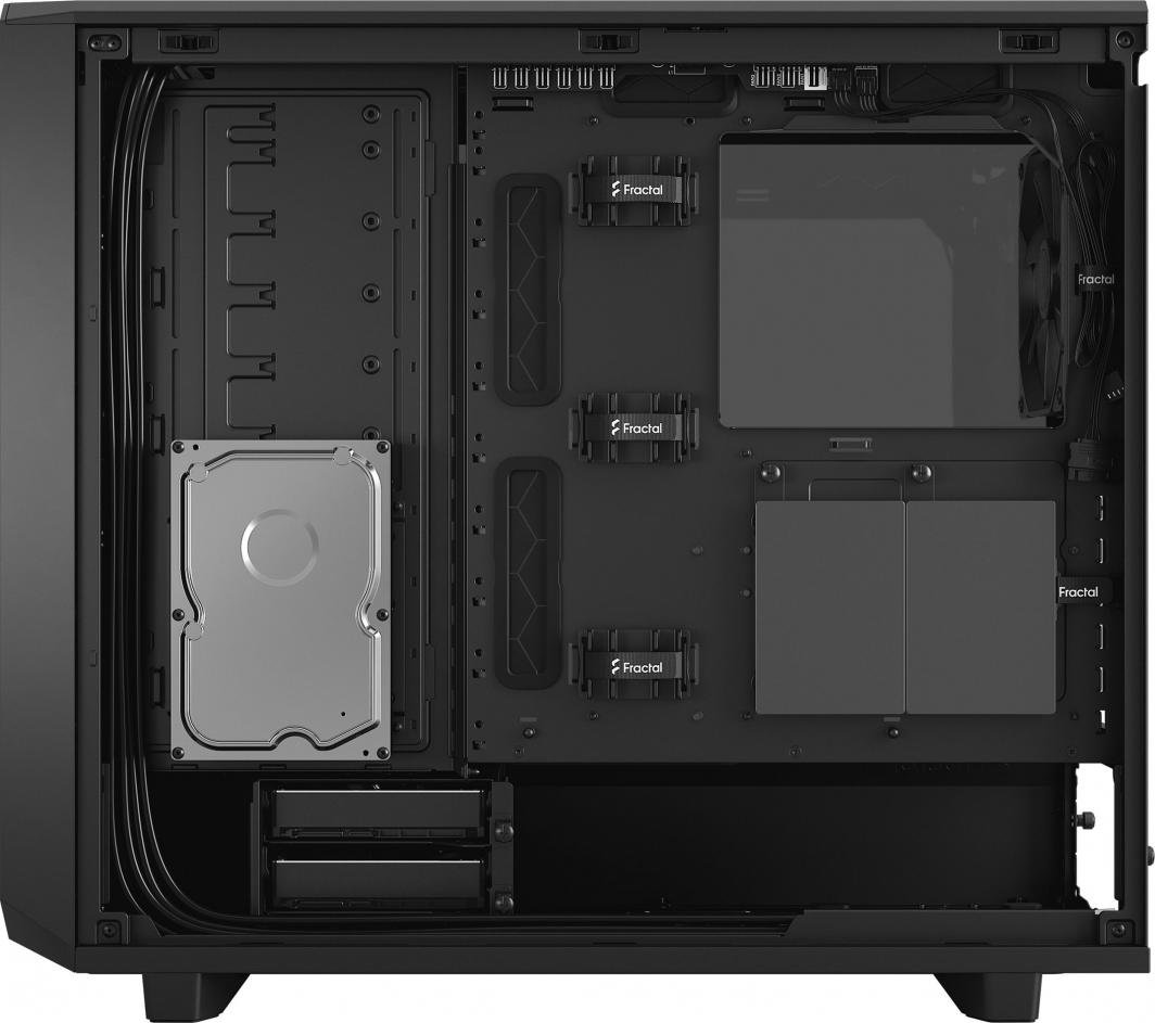 Fractal Design Meshify 2 TG Light Tint Case, Black, Midi Tower - Thumbnail 20