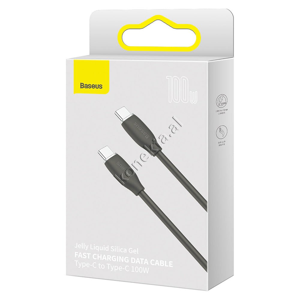 Baseus Type-C to Type-C Charging Cable, 100W, 1.2m - Thumbnail 2