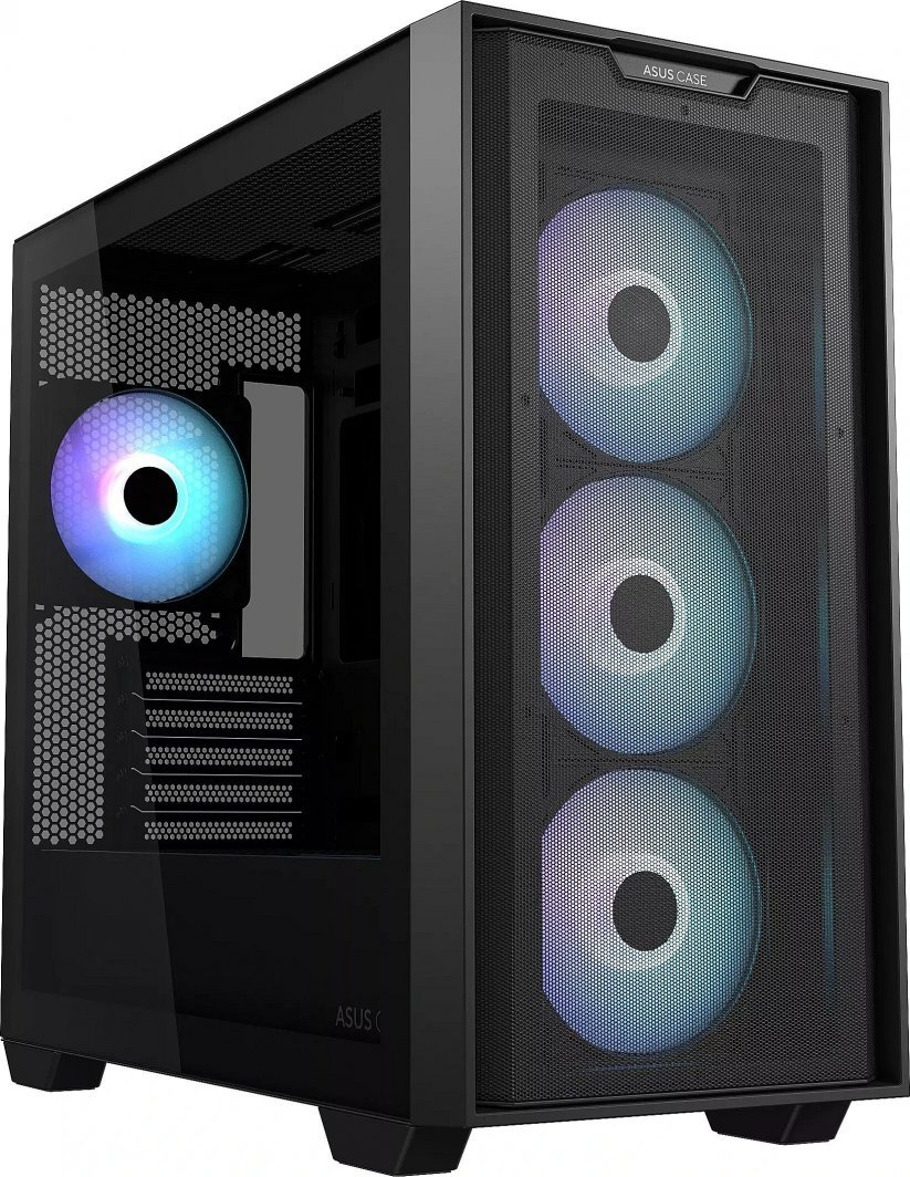 Asus A21 Plus Case, Black, Mini Tower, ARGB - Image 1