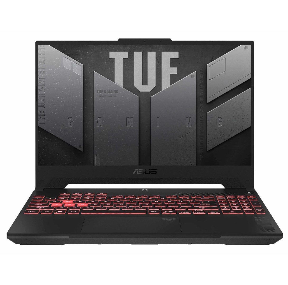 Asus TUF Gaming A15 FA507NVR Laptop, 15.6", AMD Ryzen 7 7435HS, 16GB RAM, 512GB SSD, GeForce RTX 4060, Black - Image 1