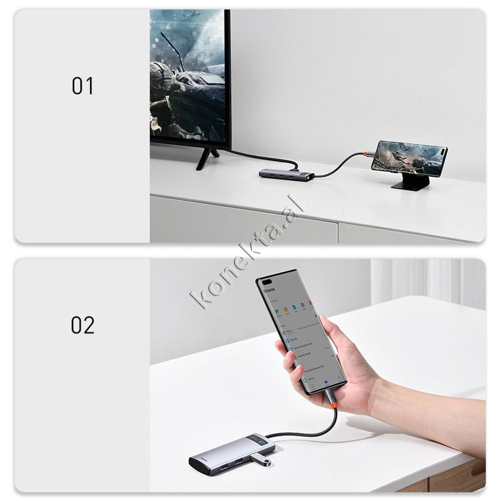 Baseus HUB Adapter 5 në 1 - Thumbnail 18