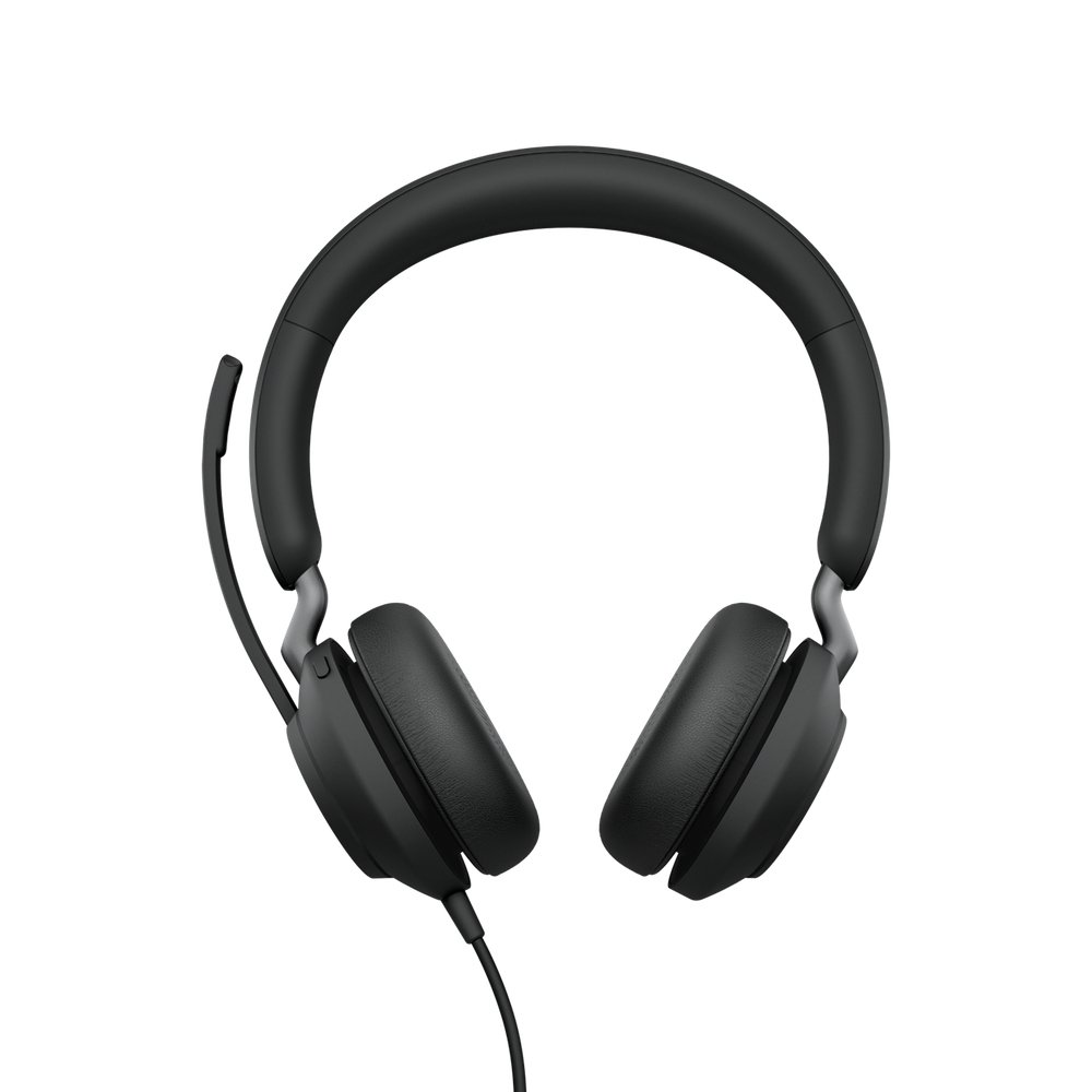 Jabra Evolve2 40 Headphones, Black - Image 1