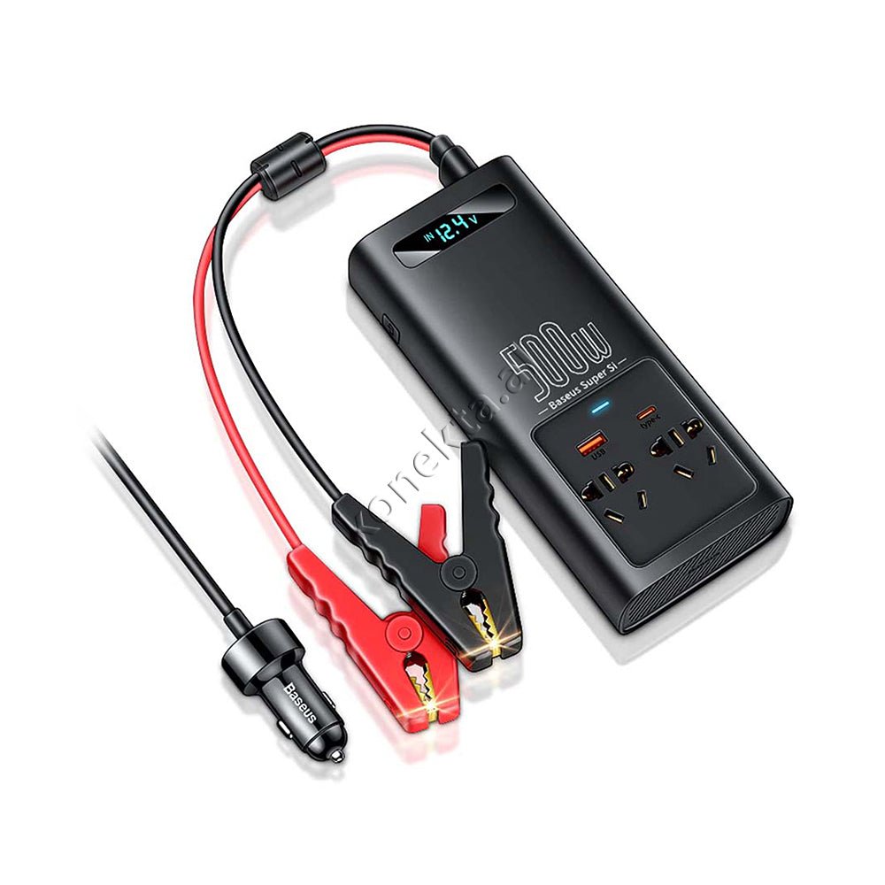 Baseus Konvertues Energjie 500W Me 4 Porta, E Zeze - Thumbnail 3