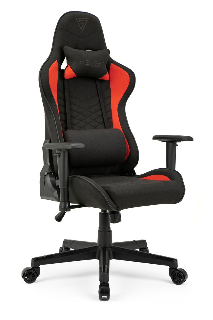 SENSE7 Spellcaster Gaming Chair, Black/Red - Thumbnail 2