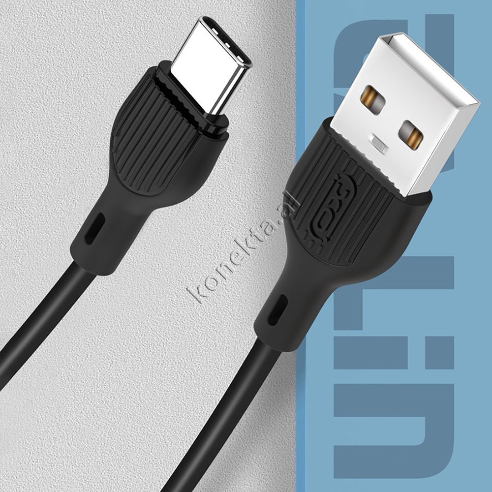 XO USB Charging Cable, 1m, Black / White, Lightning / Type-C / Micro - Thumbnail 4