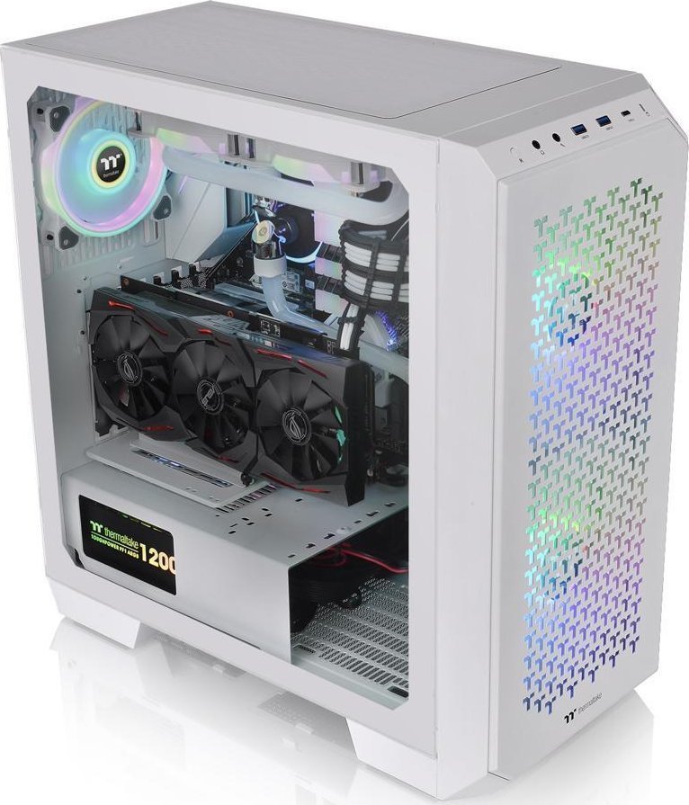 Thermaltake View 300 MX Snow Case, Midi Tower - Thumbnail 8