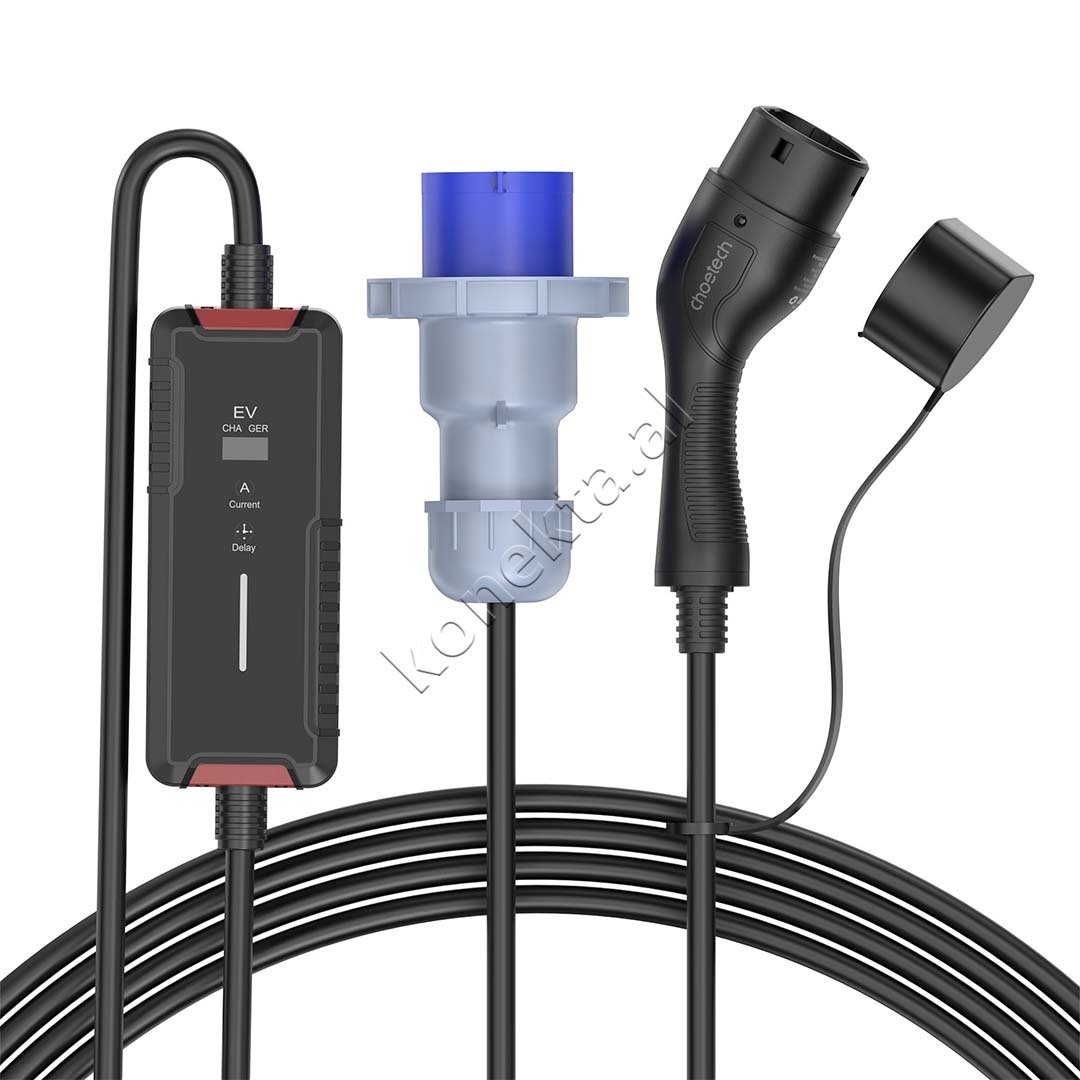Choetech ACG17 Charger, Black, Blue, Grey, Red - Image 1