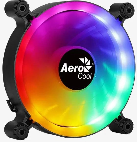 Aerocool PGS Spectro 12 FRGB Fan, 12 cm, Black - Thumbnail 2
