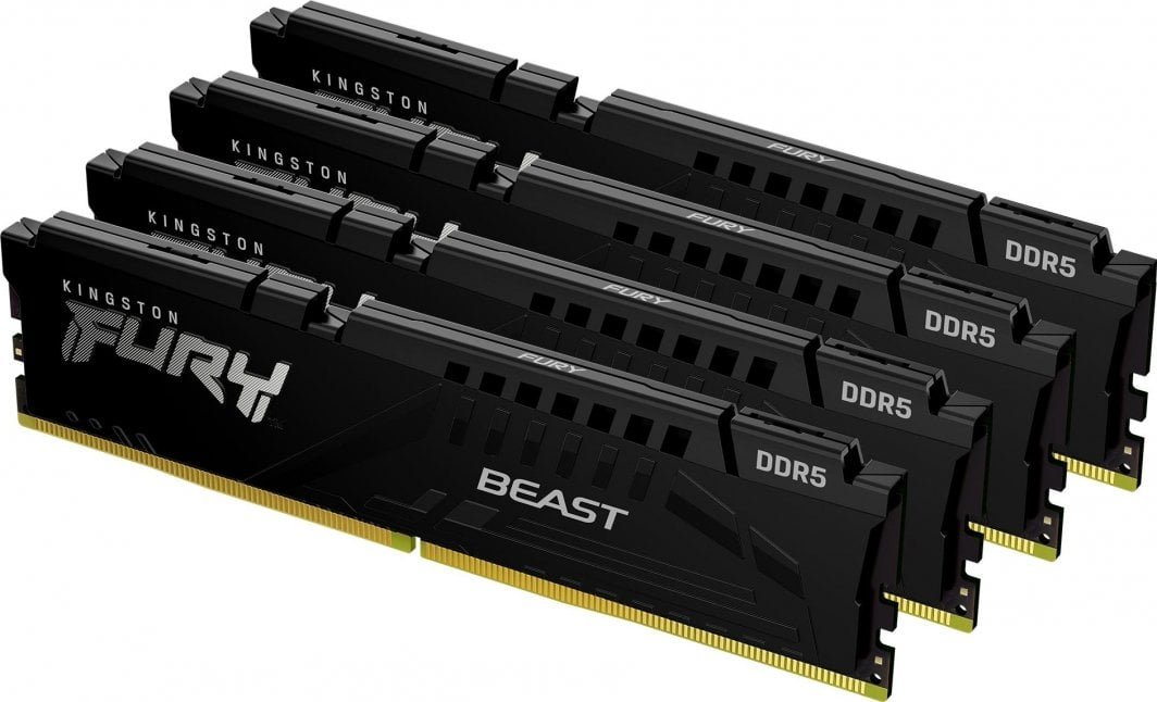 Kingston Fury Beast Memory, DDR5, 128 GB, 5600 MHz, CL40 - Image 1