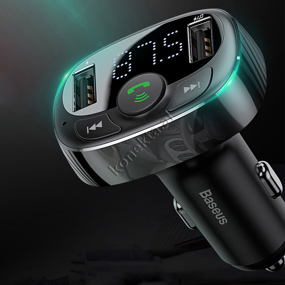 Baseus Car Charger with Bluetooth MP3 and Battery Status Display - Thumbnail 5
