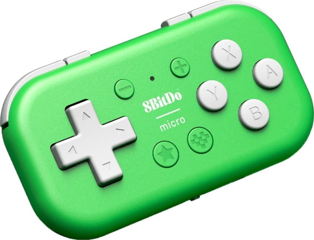 8BitDo Micro Bluetooth Controller, Green - Image 1