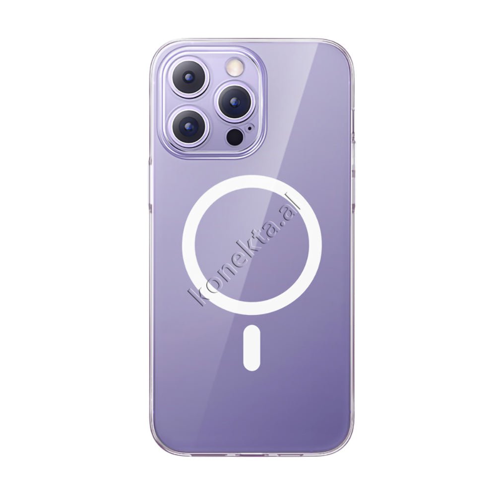 Baseus Cover Transparente Me MagSafe Per iPhone 13 Pro Max / 14 Pro Max - Thumbnail 2