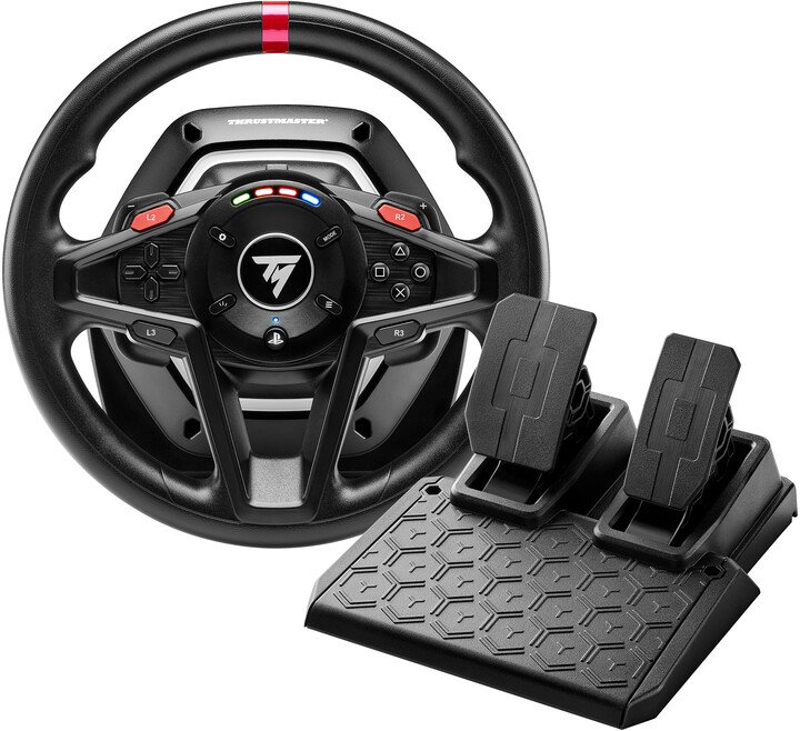 Thrustmaster T128 Racing Wheel and Pedals (PC, PS4, PS5) - Image 1