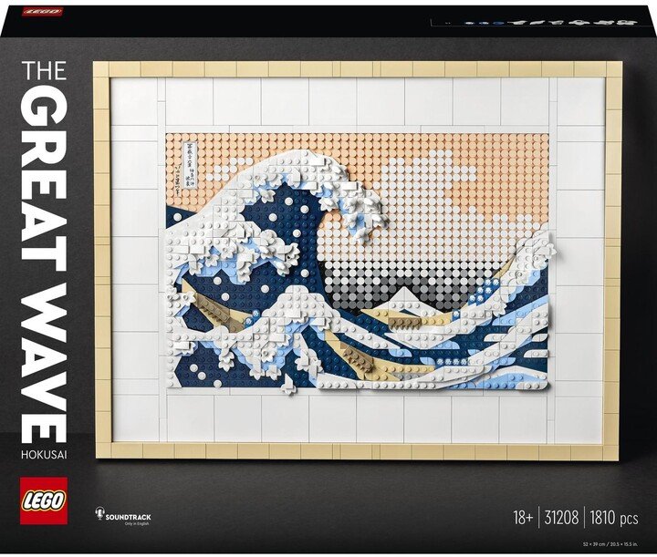 LEGO Art 31208 Hokusai The Great Wave Set, 1810 Pieces - Thumbnail 6