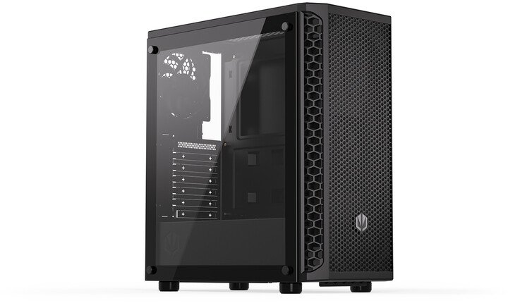 Endorfy Signum 300 Core Case, TG, Black - Thumbnail 2