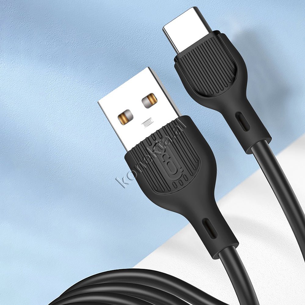 XO USB Charging Cable, 1m, Black / White, Lightning / Type-C / Micro - Thumbnail 3